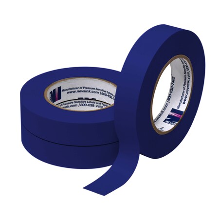 Nevs 1 wide x 60yd Dark Blue Labeling Tape, PK3 T-100-Dark Blue